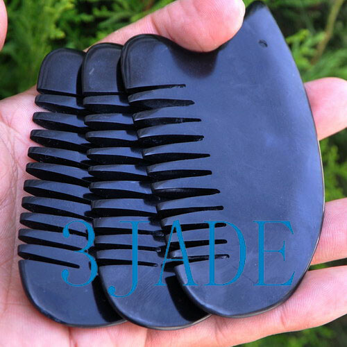 Natural Sinbi Bian-Stone Comb - Bianstone Therapy - Picture 2 of 5