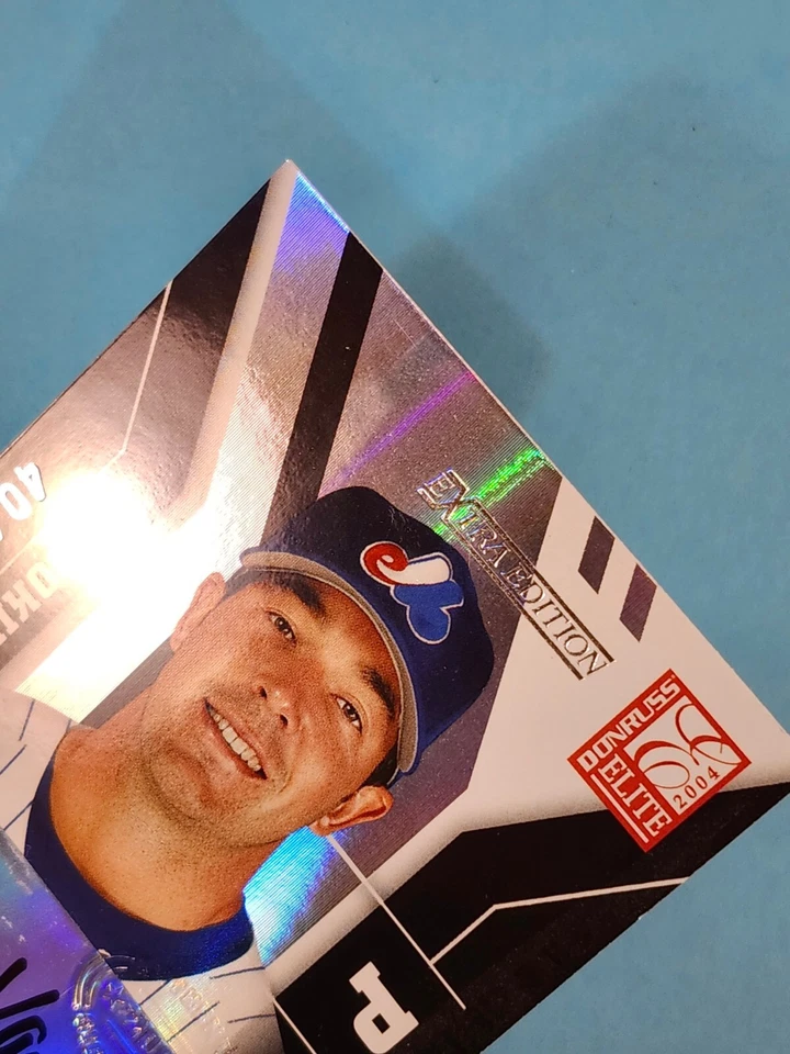 2004 Donruss Elite Extra Edition AUTO Josh Karp Montreal Expos #239 40/50 ⚾ - Image 4 of 4