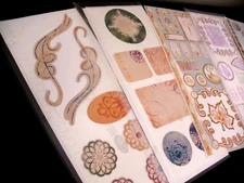 CREATIVE MEMORIES  Jewel, StickersTitle Stickers LOT