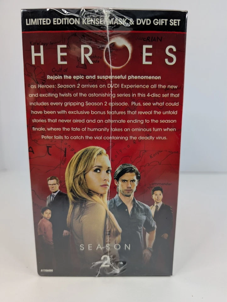 Heroes Season 2 DVD Limited Edition Kensei Mask & Gift Set SEALED - Image 4 of 4