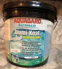 Pintura antiincrustante a base de agua Aquagard aluminio-cabrizo 2 galones negra #70201-ENVÍO 24 HORAS