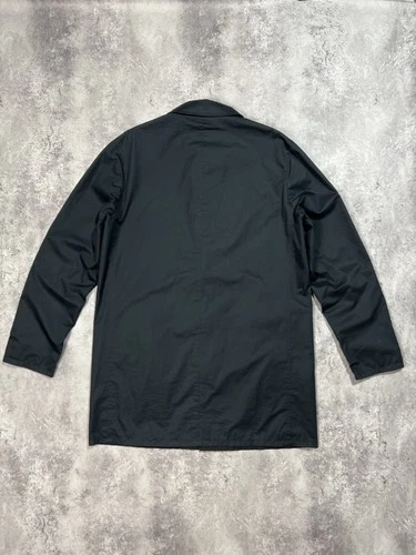 ⁠VTG Calvin Klein Collection Italy Reversible Coat Jacket Mens L 50 Dark Navy⁠ image 8
