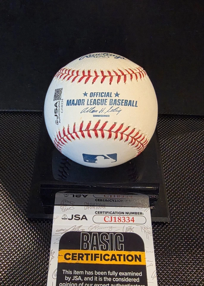 Frank Viola Minnesota Twins Firmado Autografiado ROMLB Béisbol Certificado de Autenticidad JSA "88 AL CY" Foto 3 de 3