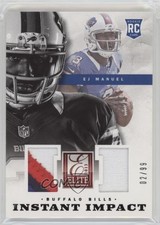 2013 Panini Elite Instant Impact Prime 2/99 EJ Manuel #12 9zx