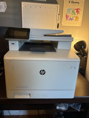 HP LaserJet Pro MFP M479fdw All-In-One Laser Printer Wireless Tested *read bio*