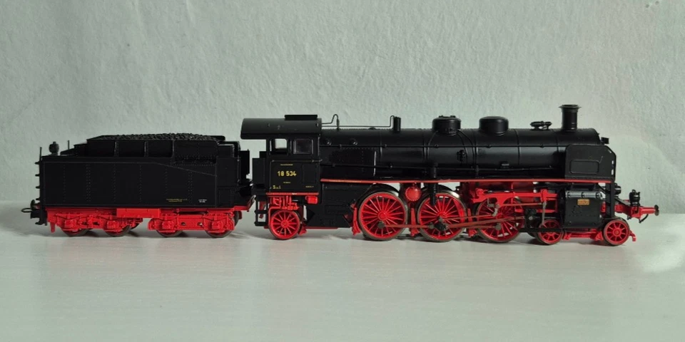 Rivarossi HR2829 Spur H0 DRG Dampflokomotive BR 18 534 in OVP Ep. II AC/Digital - Bild 2 von 4