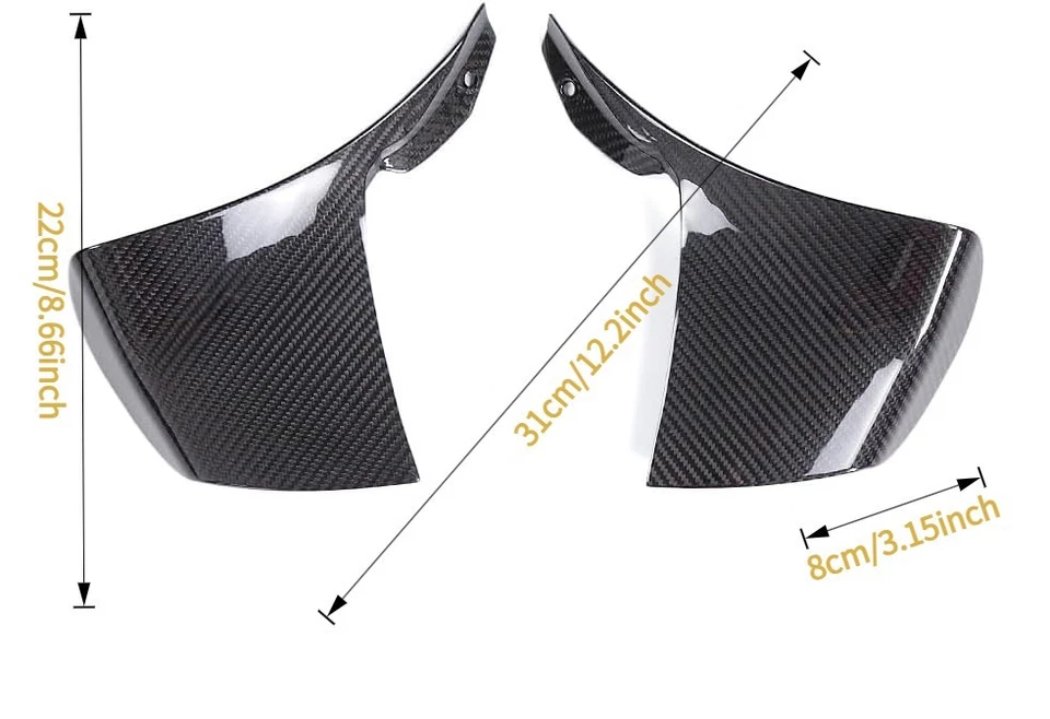 Kit de asa aerodinâmica de fibra de carbono Hayabusa GSX1300R (2021-2025) - Imagem 2 de 4