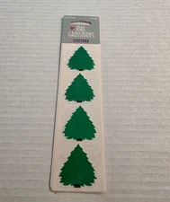Mrs. Grossman's Christmas Tree Stickers Pack of 12 NOS Vintage 1992
