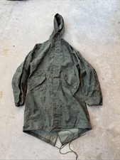 Giacca parka mimetica vintage US Military Desert Night uomo piccola verde lancer anni 80