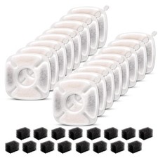 32 Pcs Cat Fountain Filters Replacement, Compatible with 95 oz/2.8 Liter Cat ...