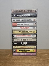 Vintage Classic Country Lot of Cassette Tapes Kenny Rogers Willie Nelson More