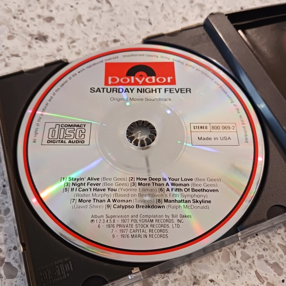 Vintage Saturday Nigh Fever 2 CDs Music Movie Soundtrack 70's Party - Image 3 of 4