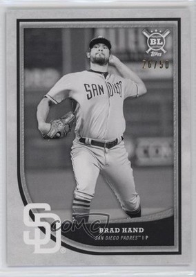 2018 Topps Big League Black and White 26/50 Brad Hand #272 6y2
