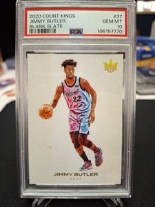 Jimmy Butler Blank Slate PSA 10 2020-21 Court Kings GEM MT Miami Heat NBA SSP
