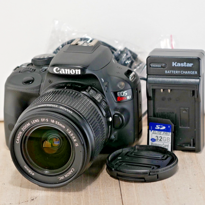 #ad Canon EOS Rebel SL1 18MP DSLR Camera Kit W 18 55mm Lens *SHUTTER 3318* GOOD $182.95