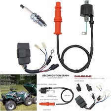 Ignition Coil Spark Plug CDI Set Polaris Sportsman 500 Big Boss Ranger 500