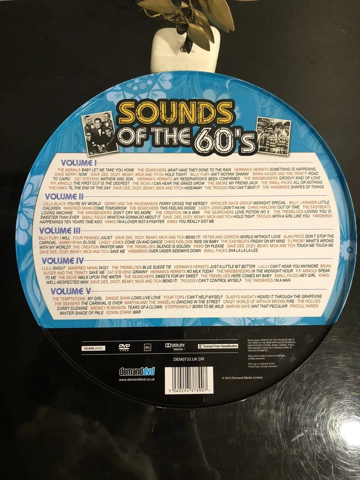 dvd box sets complete Sounds Of The 60’s 5 Discs Gift Tin 250’ Edition 2015 - Image 3 of 4