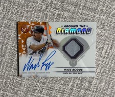 Wade Boggs 2023 Pristine Around the Diamond Orange Auto Autograph Relic /25