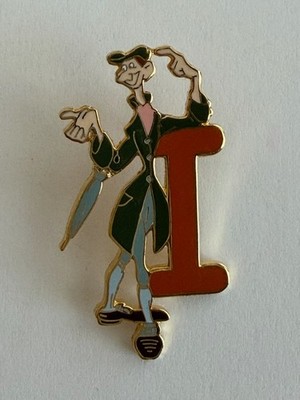 DLR Disneyland Alphabet Pin - I - Ichabod Crane 2001 Disney Pin A8