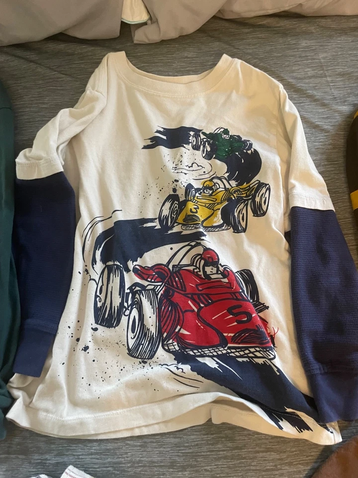 Conjunto de camisas de manga larga para niños talla 6/7 Foto 3 de 4