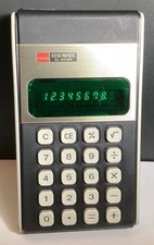 VINTAGE SHARP EL-8016R ELSI MATE ELECTRONIC CALCULATOR W/BOX MANUAL WORKS