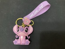Disney Lilo Stitch ANGEL 3-D- PVC Keychain NWT