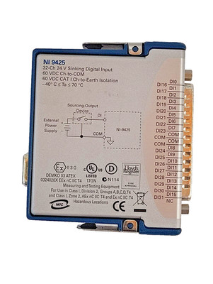 National Instruments NI-9425 NI 9425 cDAQ Digital Input Module, 24V 32ch