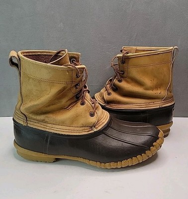 Vintage Danner Duck Boots Men s 9 - 9.5 Leather & Rubber Muck Hunting Winter