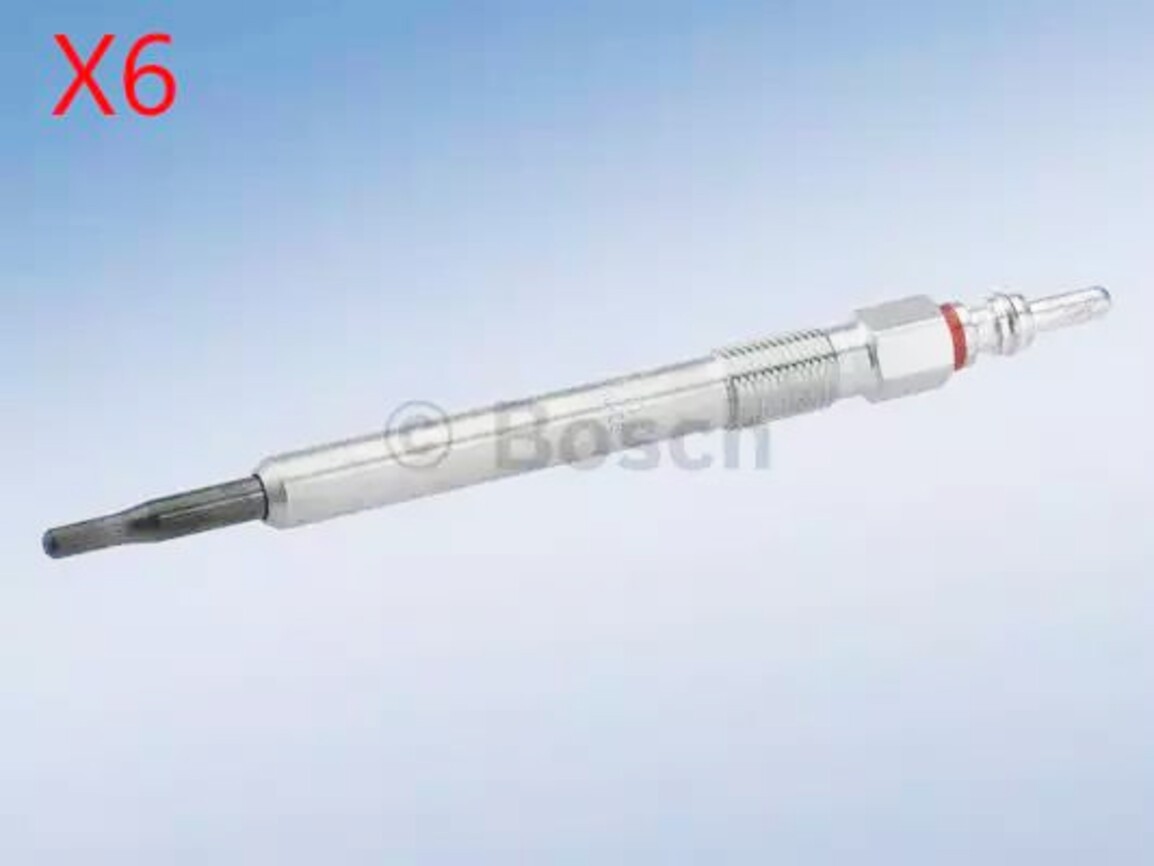 BOSCH x6 Pcs Glow Plug 5V 0250402003