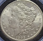 A 1902-O Morgan Silver Dollar. Beautiful Coin, BU