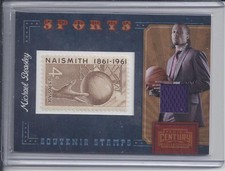 2010 Panini Century Sports Souvenir Stamps us Relic  Michael Beasley #124/250