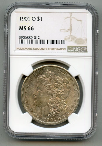 1901 O Morgan Silver Dollar NGC MS 66