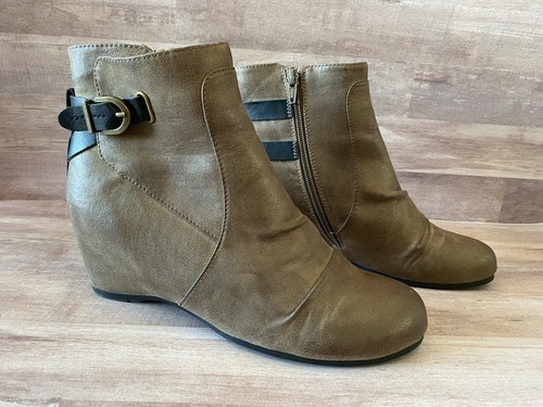 BareTraps Hidden Wedge Ankle Booties 