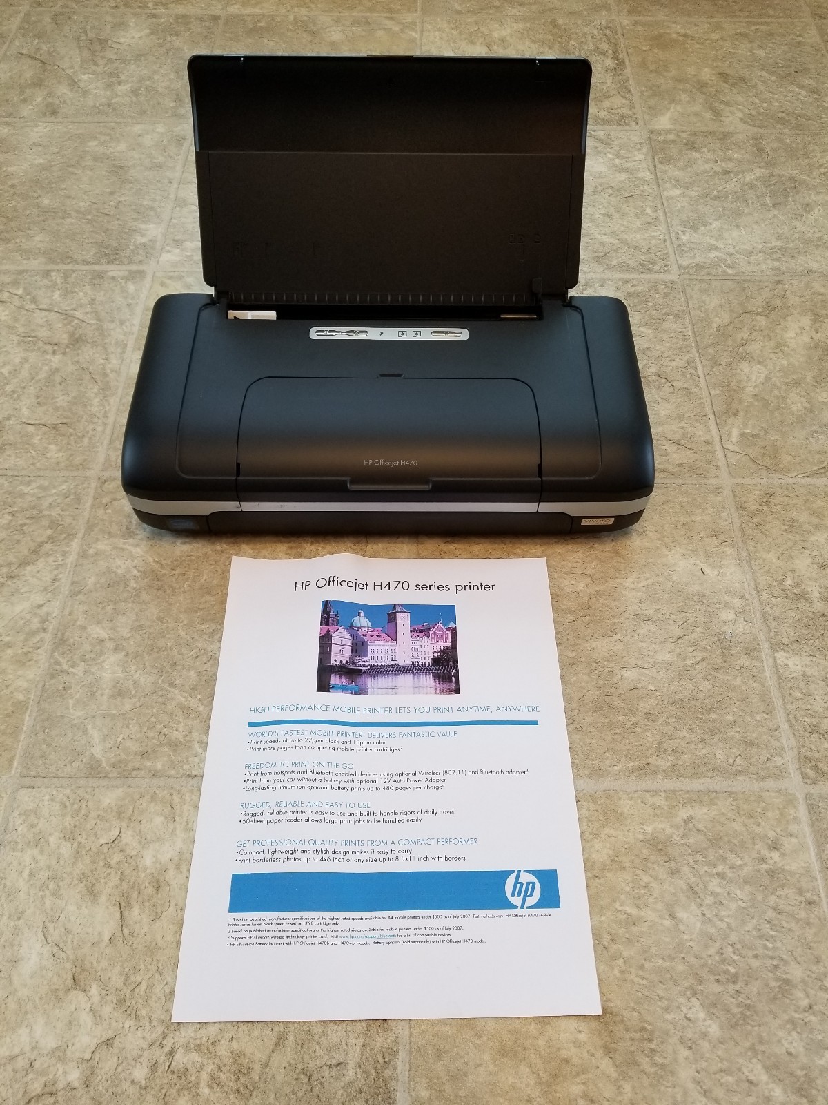 HP OfficeJet H470 Mobile Mobile Inkjet Printer | eBay. Hp Deskjet 460 Manual  ...