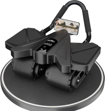 Royal Blaze Abdominal Roller Elbow Support Anti-Slip 4 WHEEL + 3 BANDS + 1 STRAP