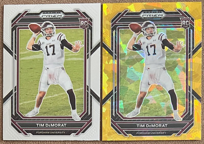 Tim DeMorat 2023 Panini Prizm Draft Picks Rookie Lot w/ Gold Ice Parallel #114