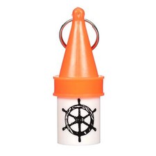 11875-7 Floating Key Buoy Key Chain for mens 1 7/64 x 2 51/64 x 5/16 Inch