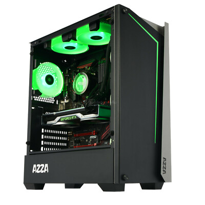 Konfigurator AZZA Apollo Gaming PC RGB LED AMD Ryzen Wasserkühlung NVMe SSD W11
