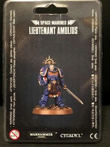 Figurine Warhammer 40K Lieutenant Amilius - Space Marines - Neuf Sous Blister