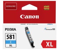 Canon Druckerpatrone Tinte CLI-581 Xl C Cyan, Blau