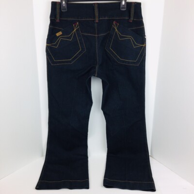 FUBU Jeans Womens 13 Boot Cut Stretch Blue Denim Ladies Casual