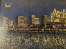 Beautiful Drawing Charcoal Grau of the King? Sea Building Art to Identify Dark