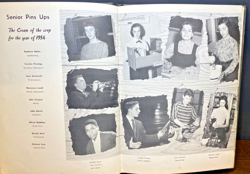 1956 Arnold High School Yearbook "The Arlion" Arnold, Pennsylvania (Inscribed) - Picture 4 of 8
