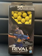 Nerf Rival 50X Rounds High Impact Yellow Balls Ammo Bullets HASBRO -Ammo Refill