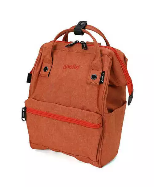 Japan Anello Women Student Linen Cloth Backpack Student Travel Polyester Bags