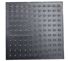 DELTA A7648BL 6" x 6" MATTE BLACK REPLACEMENT SQUARE SHOWERHEAD *S47