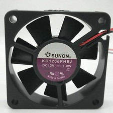 NEW SUNON KD1206PHB2 6015 6cm 60mm DC 12V 0.19W 2Wire Silence axial fan