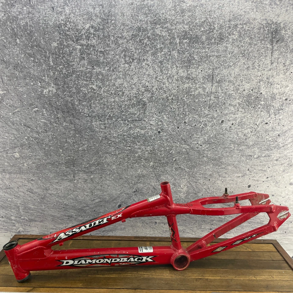Diamond Back Assault Franko BMX quadro vermelho 7005 liga bicicleta BMX old school 20 pol - Imagem 4 de 4