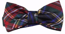 Tartan Plaid Bow Tie Pre-Tied Men's