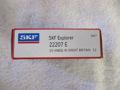 NIB SKF Bearing   22207 E  22207E    FACTORY SEALED BOX